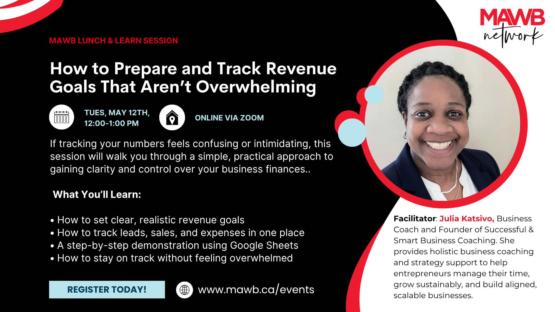 May MAWB Lunch & Learn 7 May MAWB Lunch and Learn